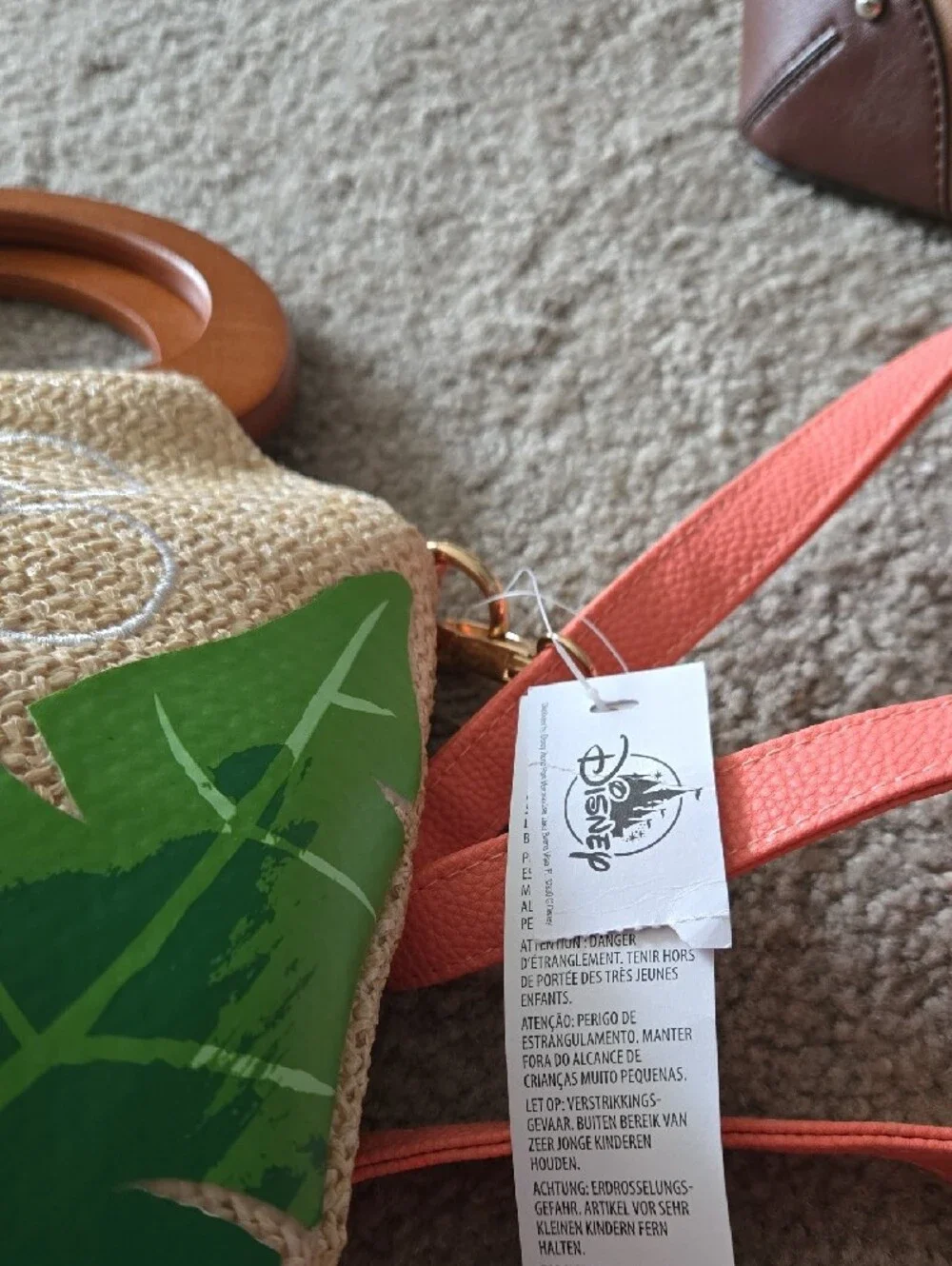 Disney straw tote